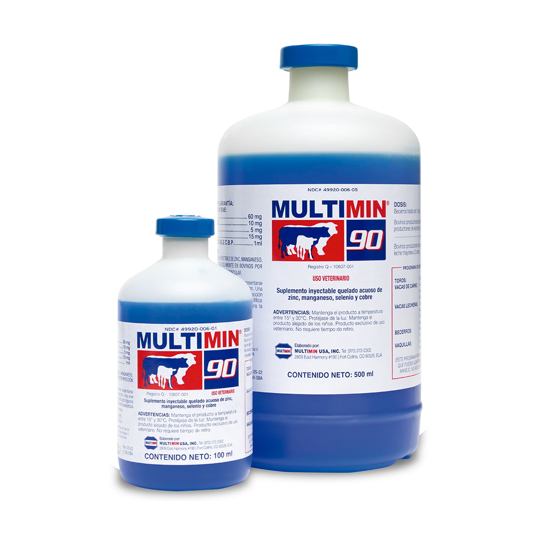 Multimin 90 – Suplemento Mineral Inyectable – 500 ml – ReproMax